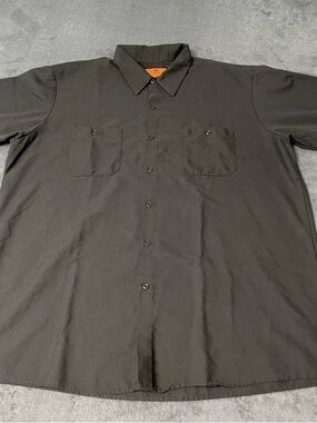 Souvenir Red Kap SEMA Shirt Mens XXL Hot Rod Graphic Print Button Up Pockets